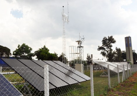 Estação Solarimétrica. Foto: Tecpar